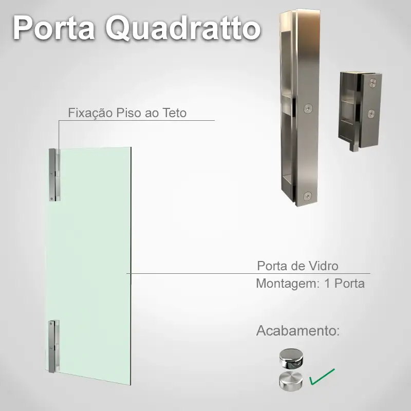 Piso ao Teto 1 Folha Escovado